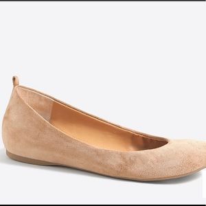 J Crew factory Anya suede flats.